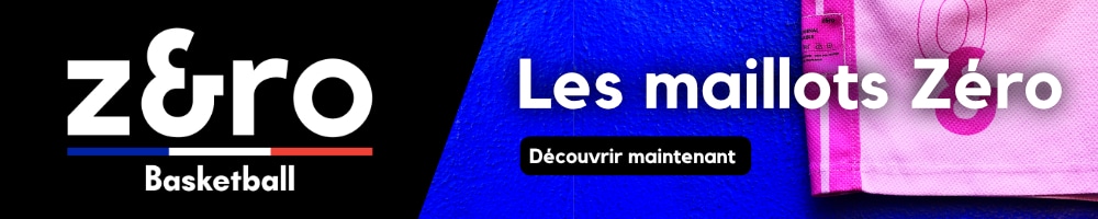 La marque Zéro s’engage dans une démarche écoresponsable 2 Bannière pub découverte des maillots de basket Zéro