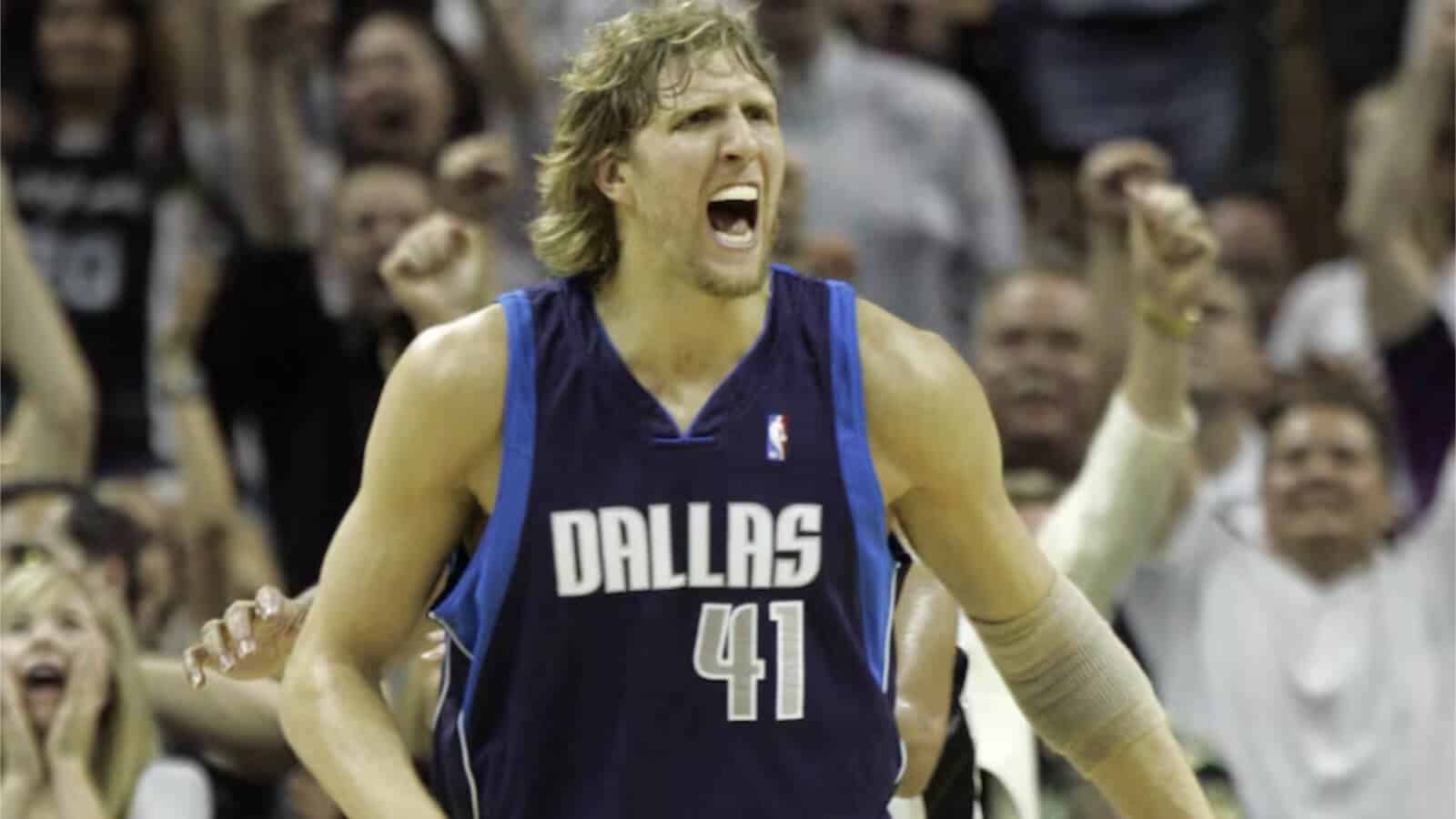Top 10 des maillots NBA retirés que chaque fan doit connaître 8 Maillots NBA retirés - Dirk Nowitzki #41 - Zéro Basketball