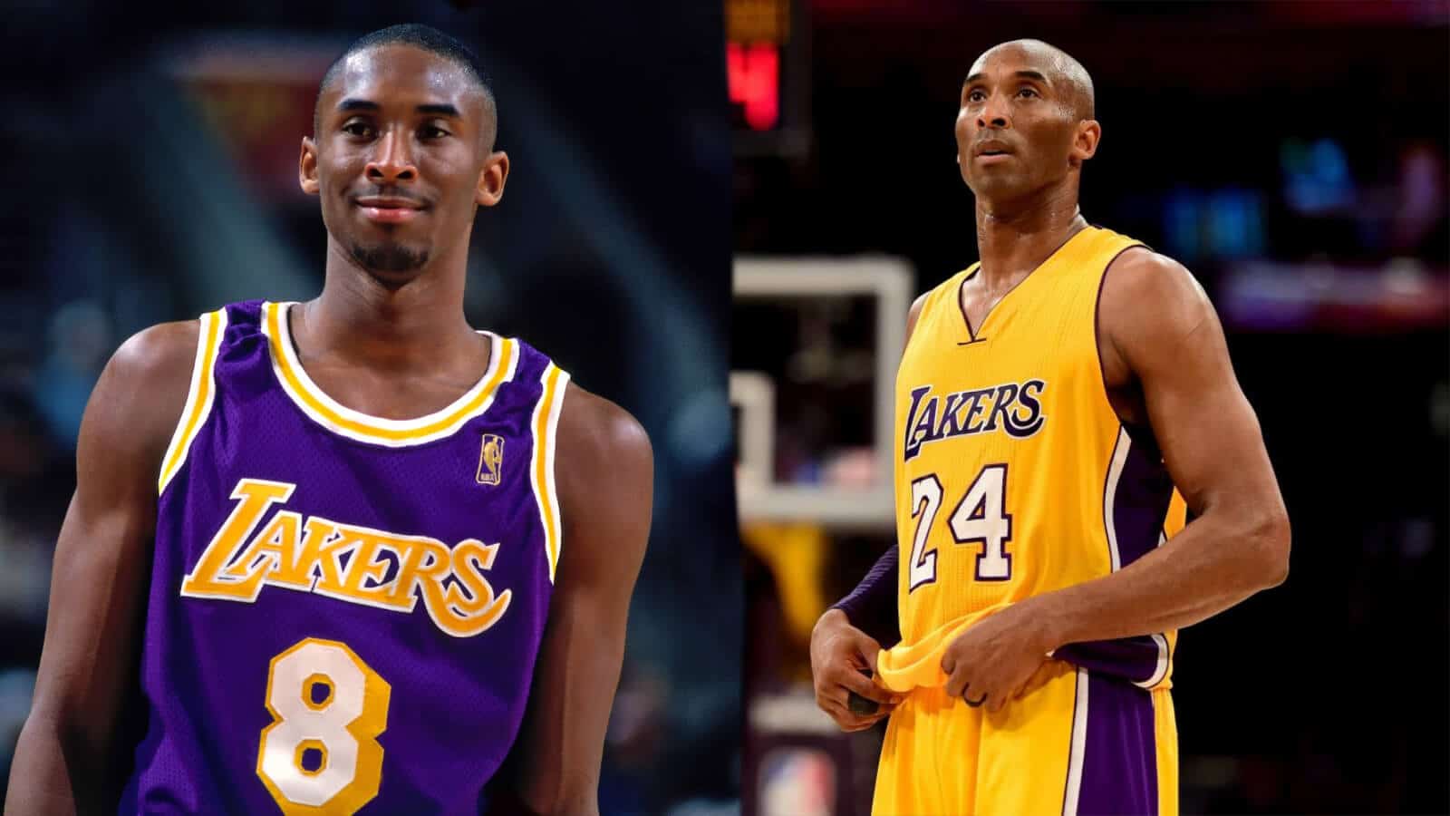 Top 10 des maillots NBA retirés que chaque fan doit connaître 4 Maillots NBA retirés - Kobe Bryant #8 #24 - Zéro Basketball