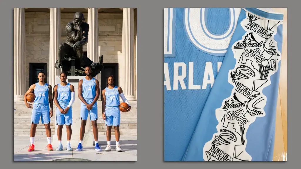 Quels sont les maillots NBA City Édition les plus stylés de la saison 2024-2025 ? 2 Cleveland Cavaliers Maillot NBA City Édition saison 2024/2025 - Zéro Basketball